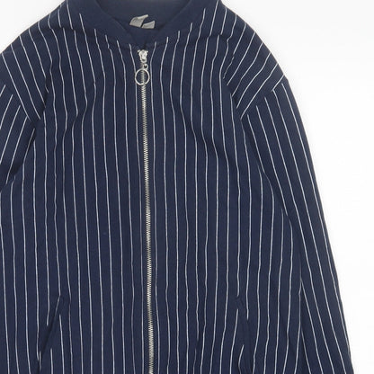 Womens UK Size 8 ASOS Blue Full Zip Sweatshirt