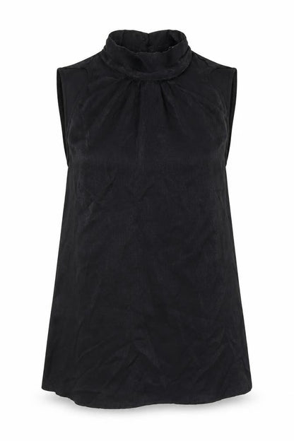 Womens UK Size 6 F&F Black Basic Blouse