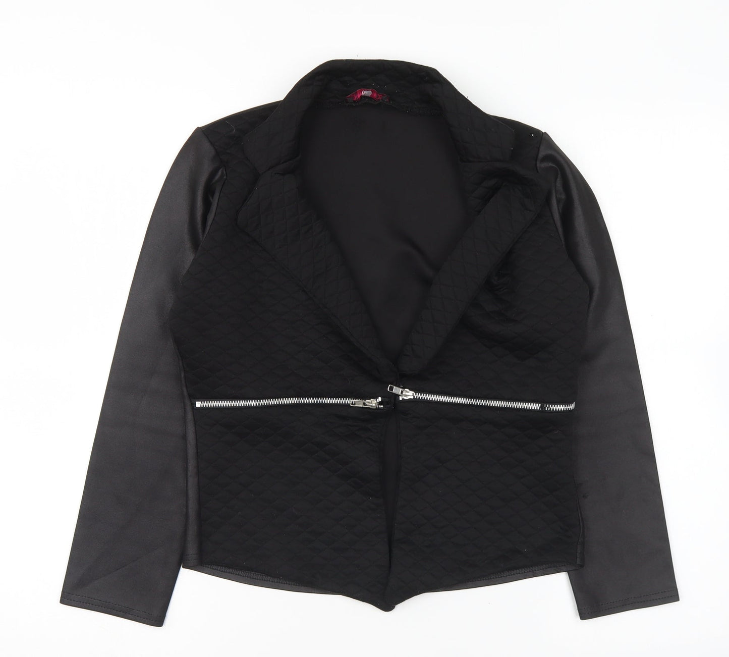 Missi London Womens Black Jacket Blazer Size 14