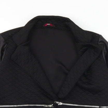Missi London Womens Black Jacket Blazer Size 14