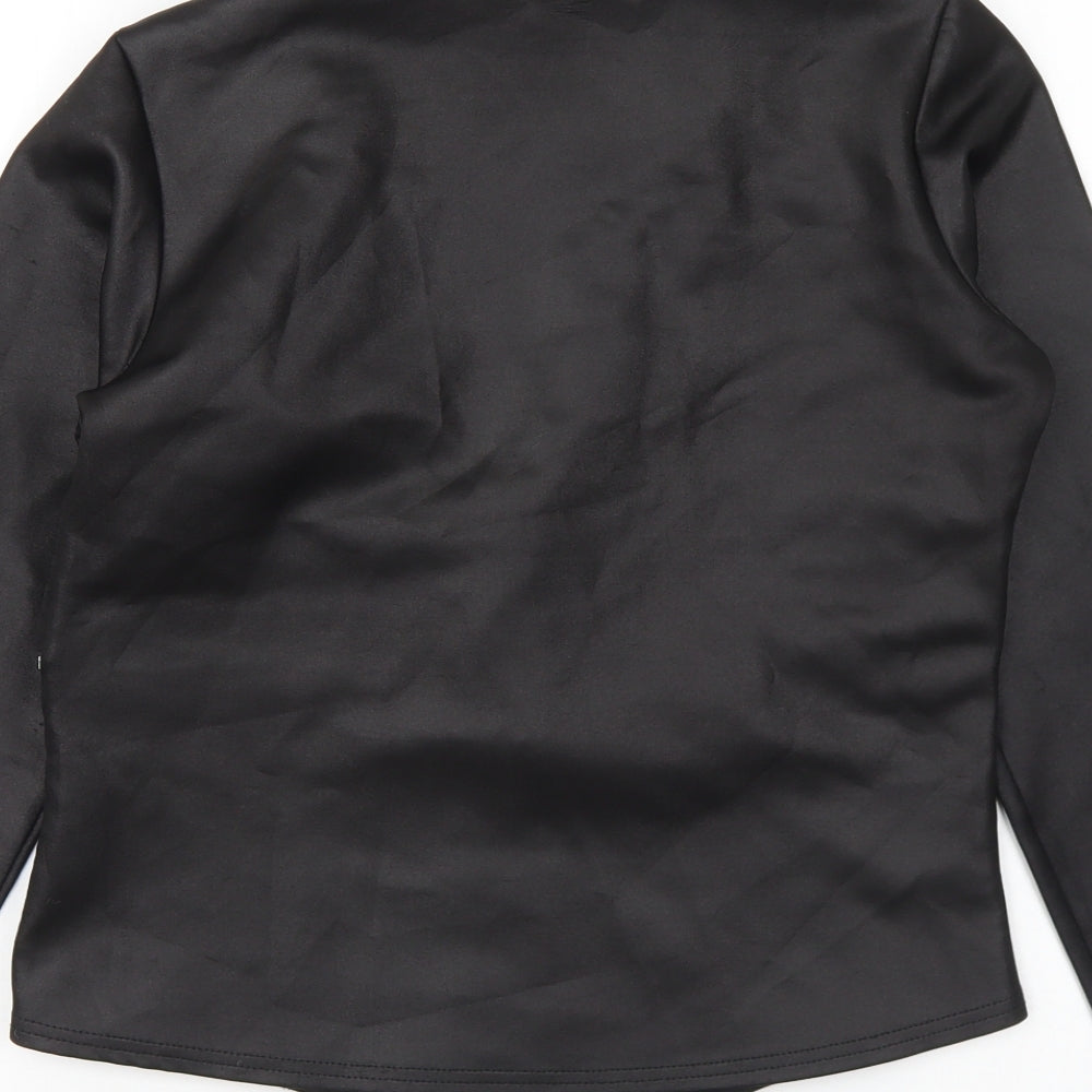 Missi London Womens Black Jacket Blazer Size 14