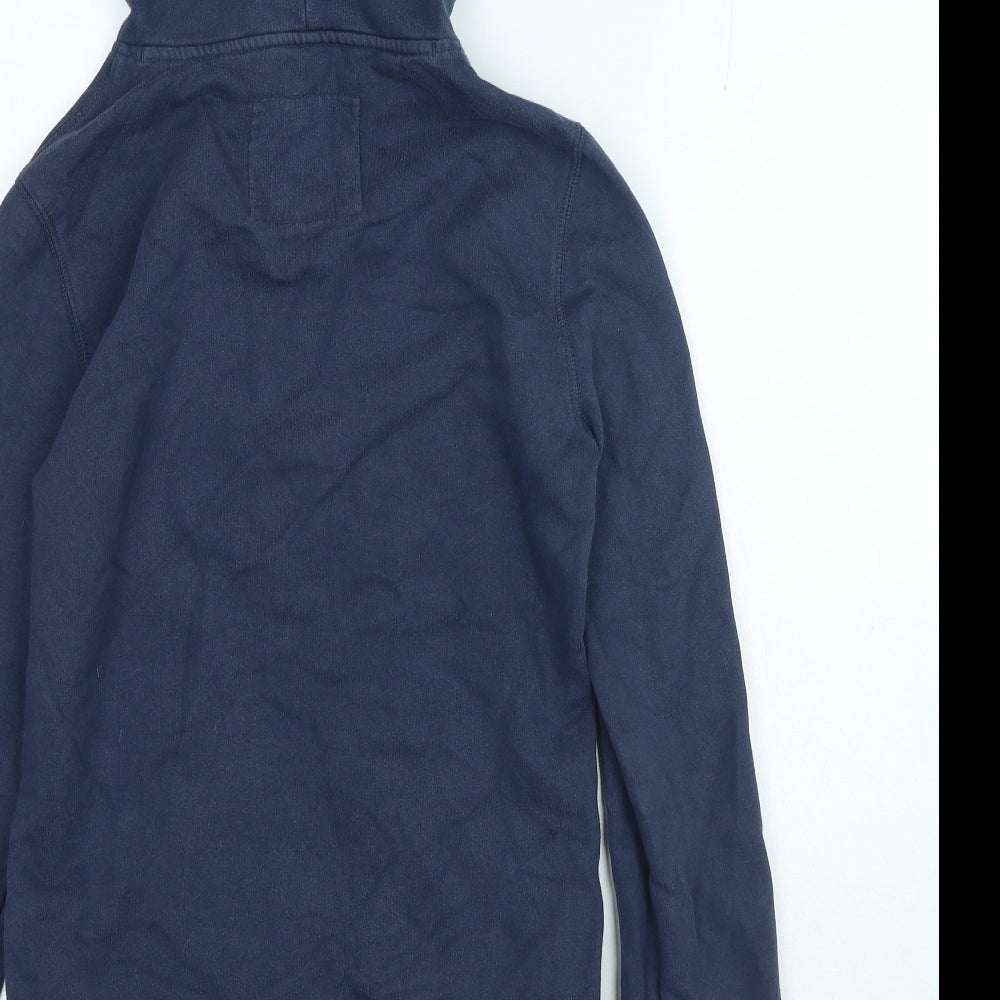 Womens UK Size 8 Jack Wills Blue Pullover Hoodie
