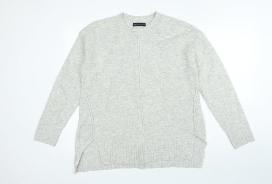 Womens UK Size M Marks and Spencer Grey Pullover Jumper