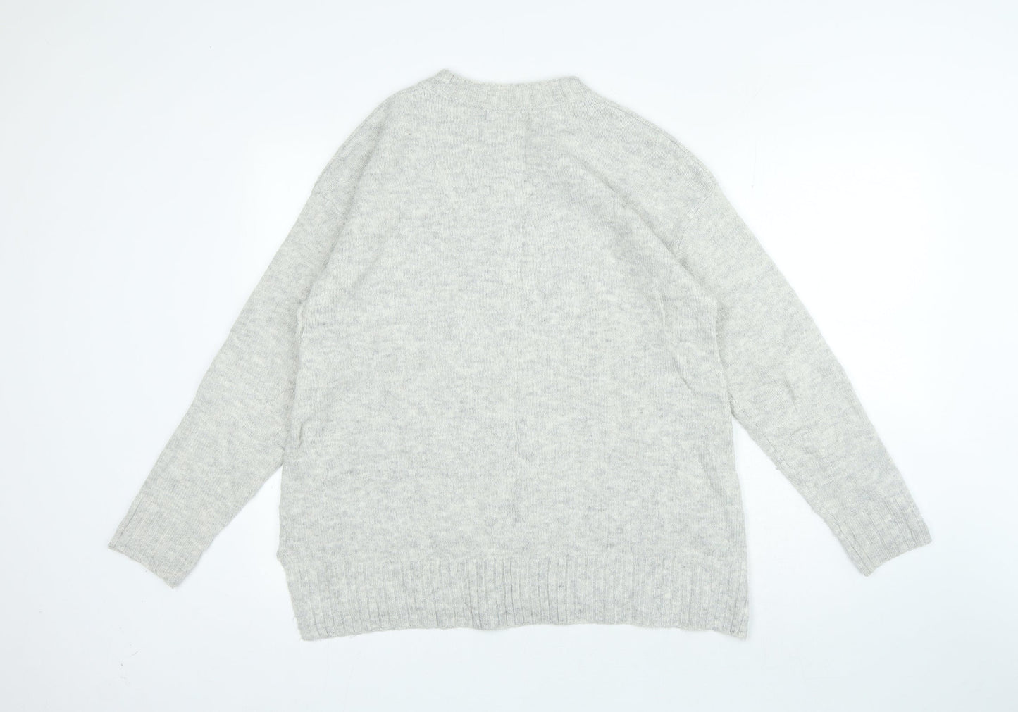 Womens UK Size M Marks and Spencer Grey Pullover Jumper