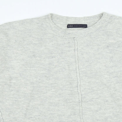 Womens UK Size M Marks and Spencer Grey Pullover Jumper