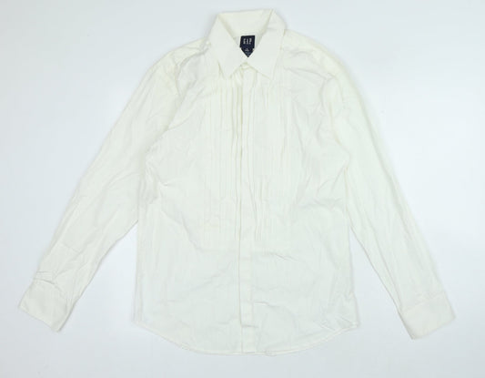 Mens UK Size M Gap Ivory  Button-Up Long Sleeve Casual Shirt