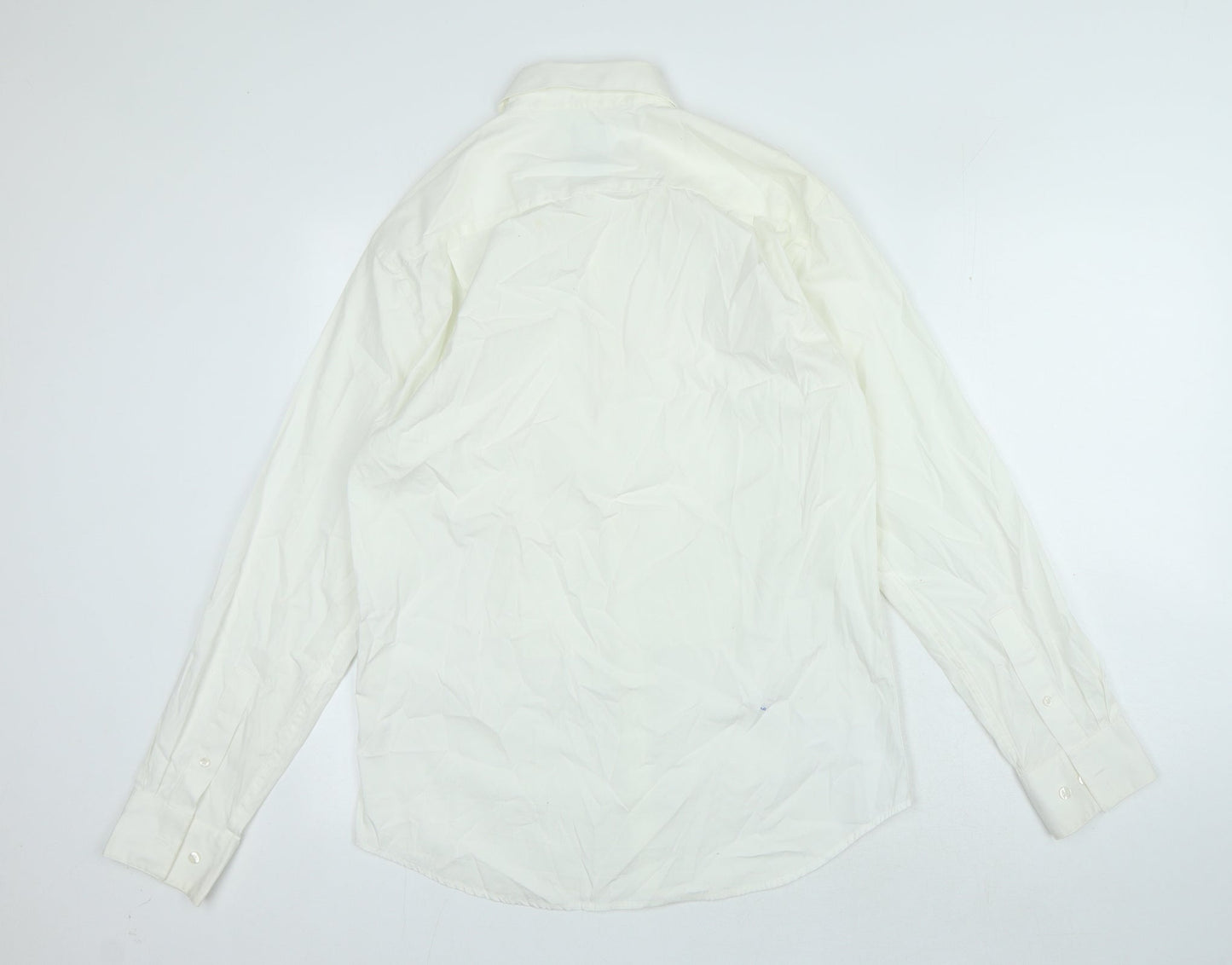 Mens UK Size M Gap Ivory  Button-Up Long Sleeve Casual Shirt