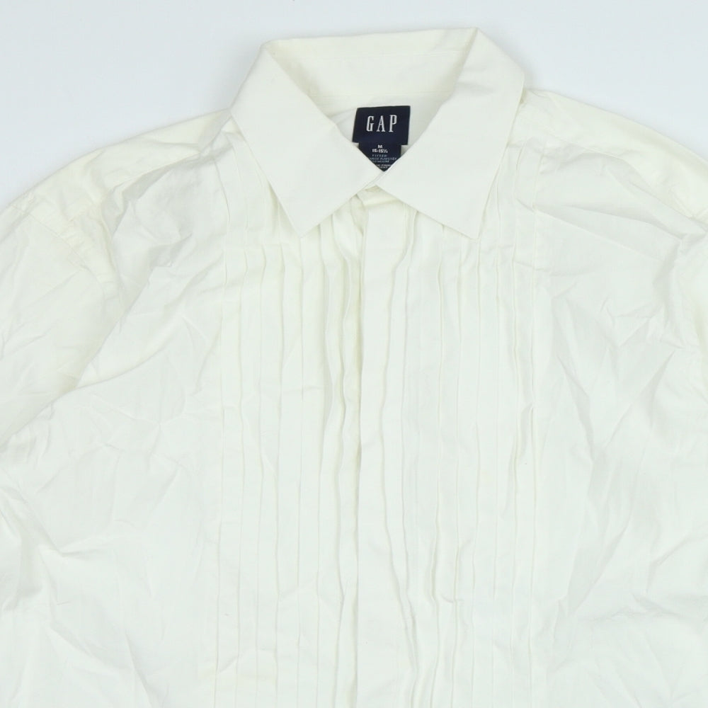 Mens UK Size M Gap Ivory  Button-Up Long Sleeve Casual Shirt
