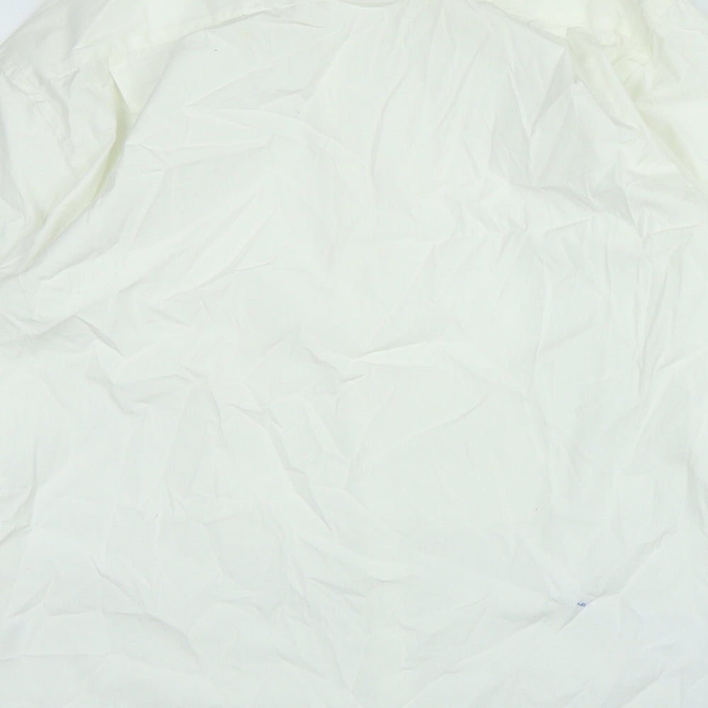 Mens UK Size M Gap Ivory  Button-Up Long Sleeve Casual Shirt