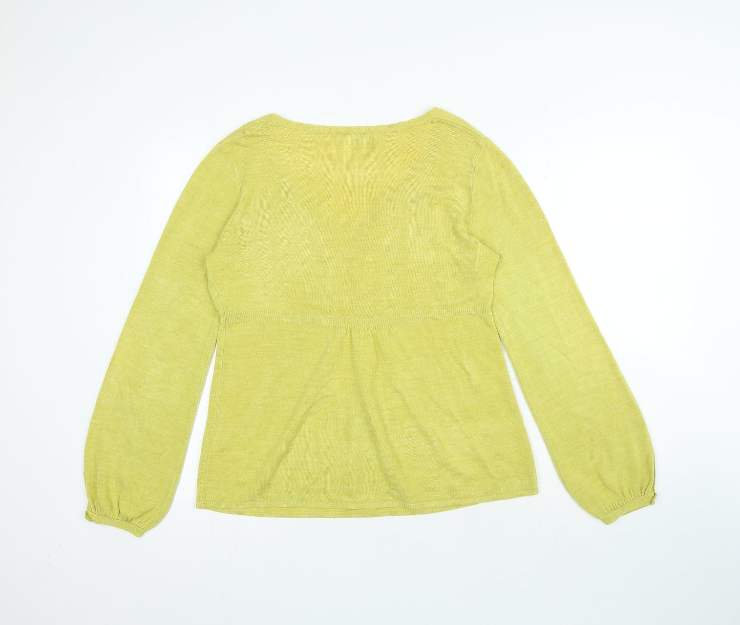 Womens UK Size 14 Per Una Green Basic Blouse