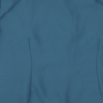 Classics Womens Blue Jacket Blazer Size 14 Button