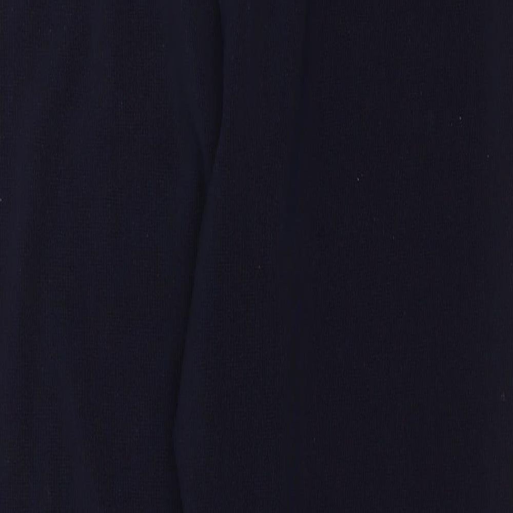 Pinns Womens Blue Polyester Jogger Trousers Size 12 L28 in Regular Drawstring