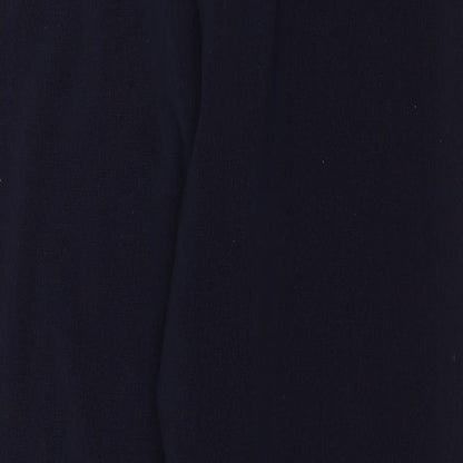 Pinns Womens Blue Polyester Jogger Trousers Size 12 L28 in Regular Drawstring