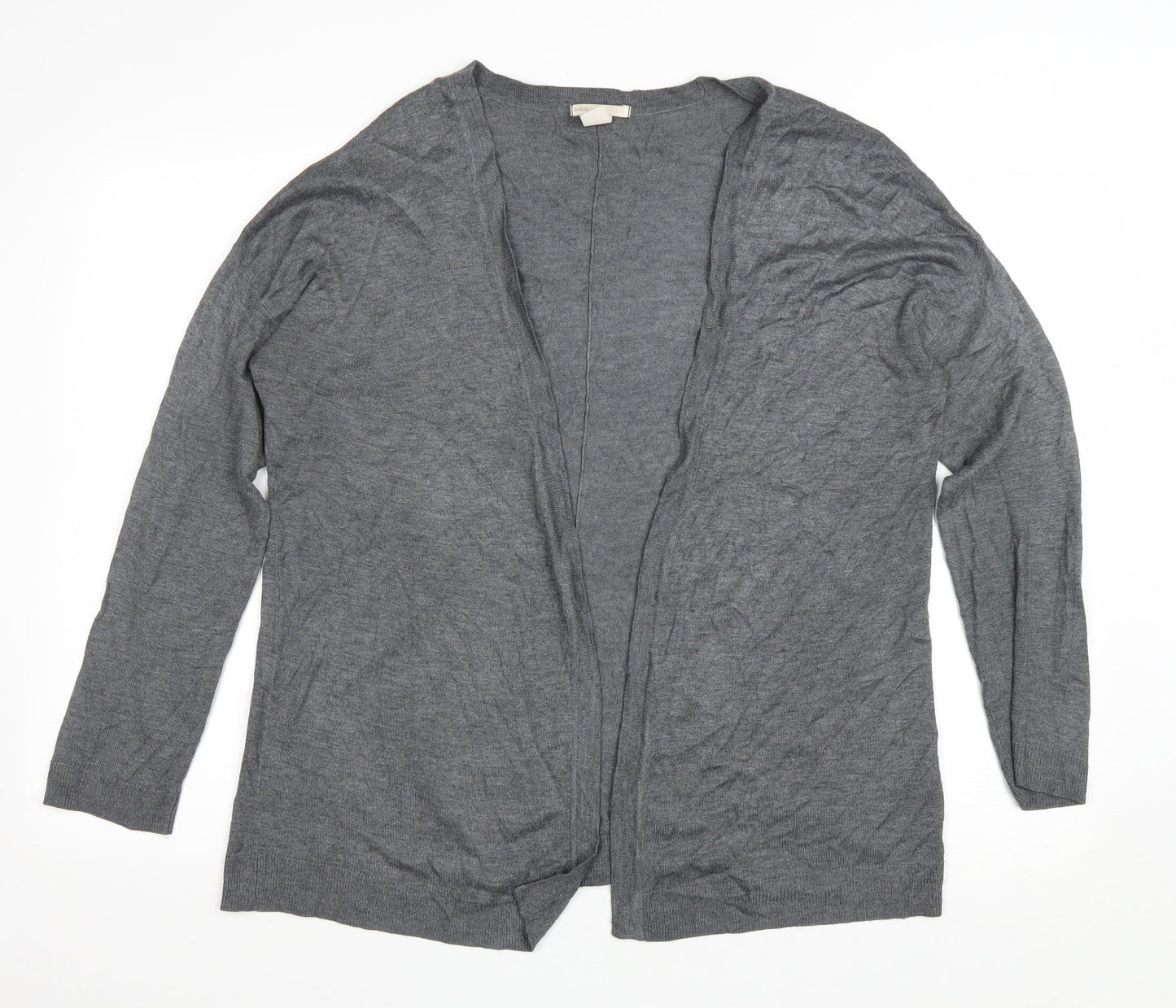 Womens UK Size M H&M Grey Cardigan Jumper