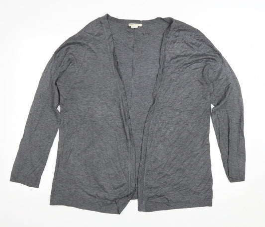 Womens UK Size M H&M Grey Cardigan Jumper