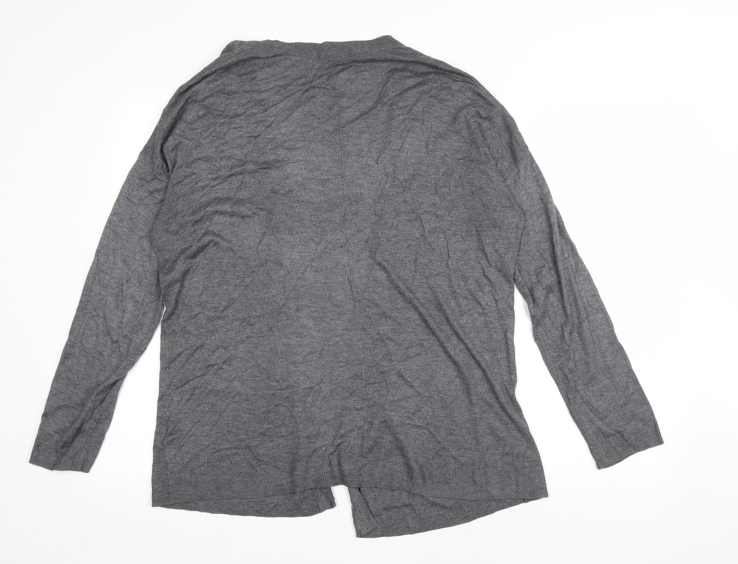 Womens UK Size M H&M Grey Cardigan Jumper