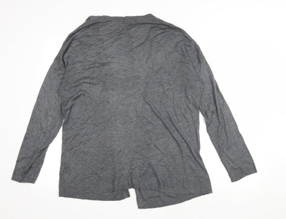 Womens UK Size M H&M Grey Cardigan Jumper