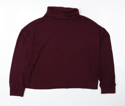 Womens UK Size S New Look Red Pullover Jumper