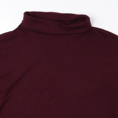 Womens UK Size S New Look Red Pullover Jumper