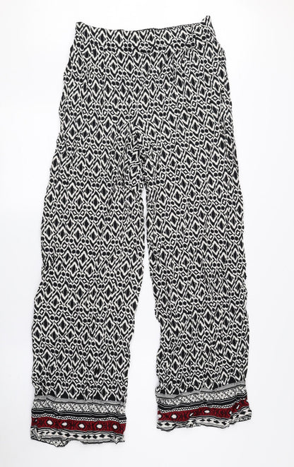 Womens UK Size 8 Papaya Regular Fit Bloomer Multicoloured Trousers