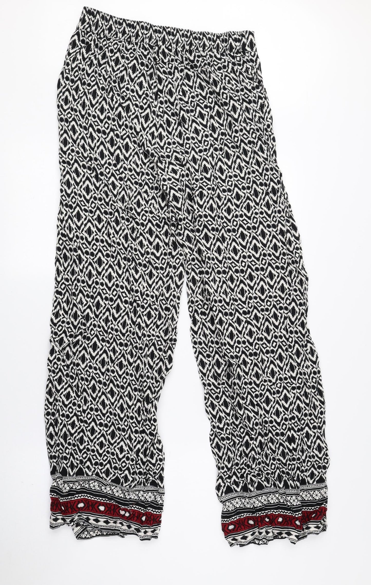Womens UK Size 8 Papaya Regular Fit Bloomer Multicoloured Trousers