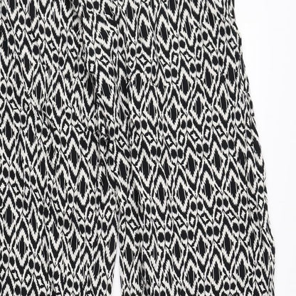 Womens UK Size 8 Papaya Regular Fit Bloomer Multicoloured Trousers