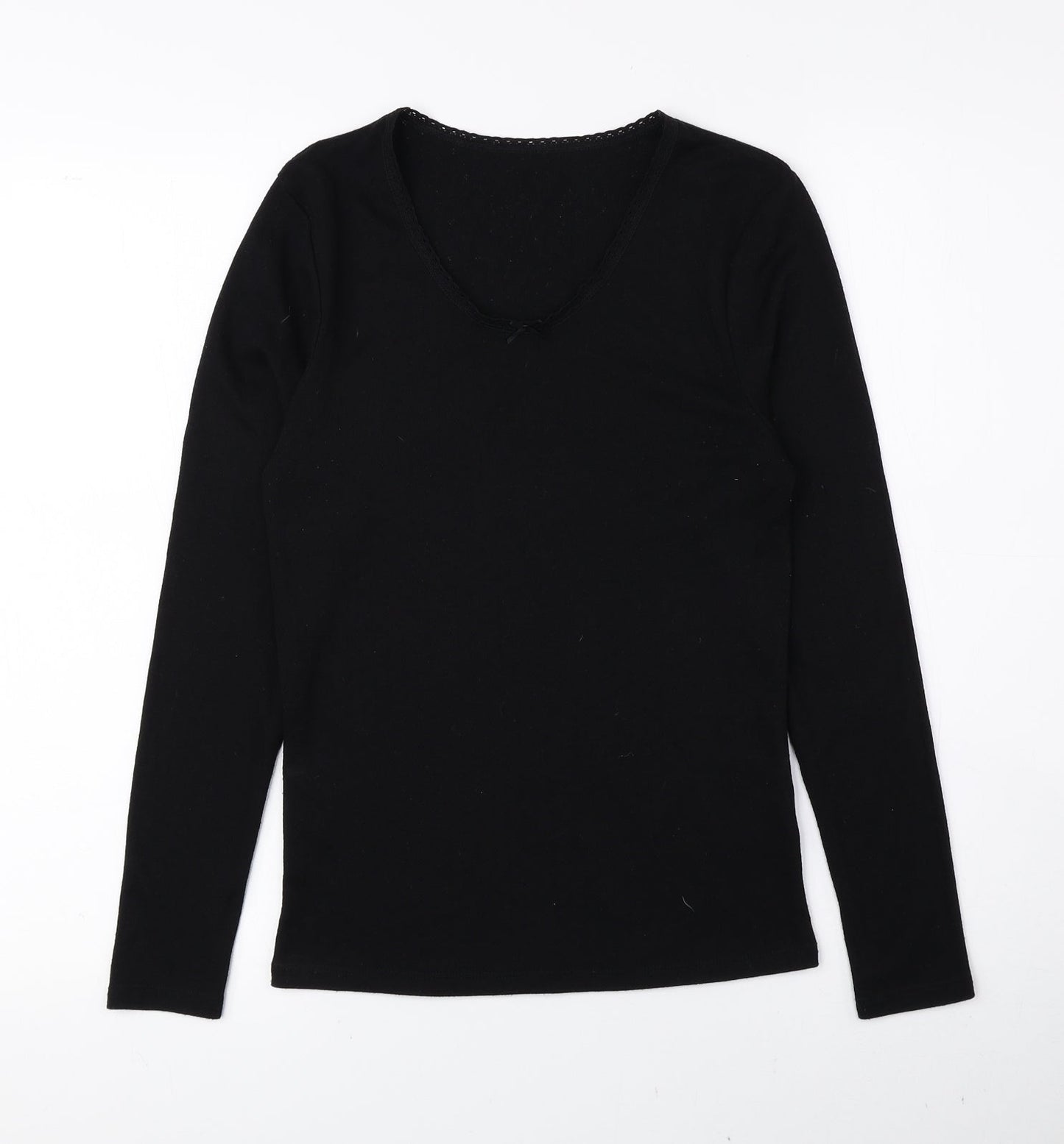 Womens UK Size 12 Matalan Black Pullover Jumper