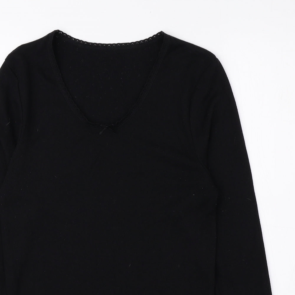 Womens UK Size 12 Matalan Black Pullover Jumper