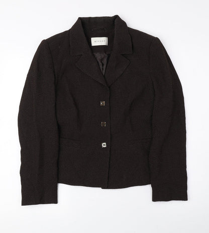 Womens UK Size 12 MINUET Brown Jacket