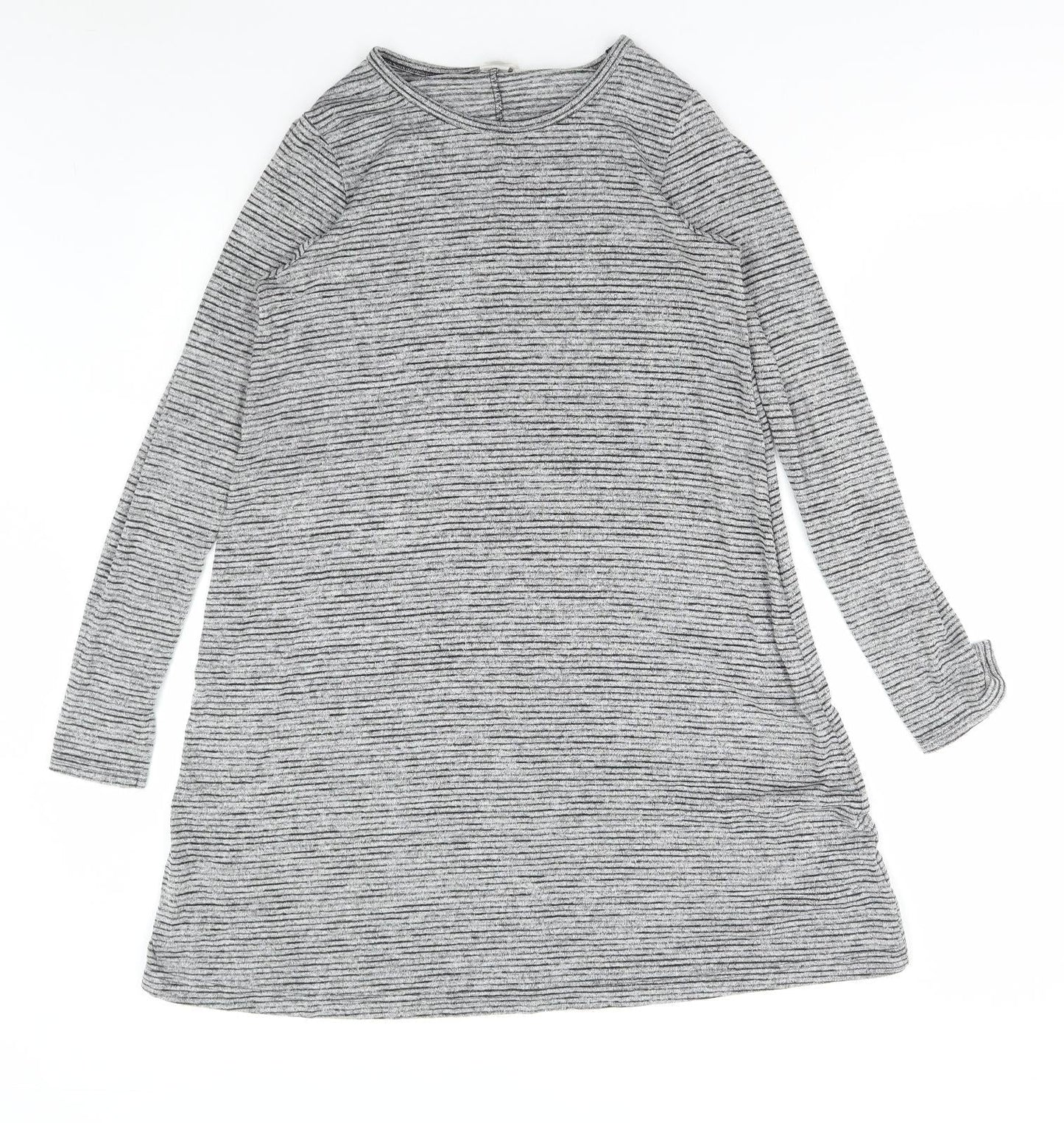 Gap Womens Grey Polyester A-Line Size M Round Neck Pullover