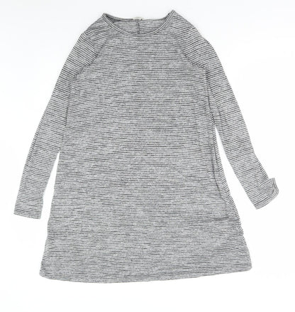 Gap Womens Grey Polyester A-Line Size M Round Neck Pullover