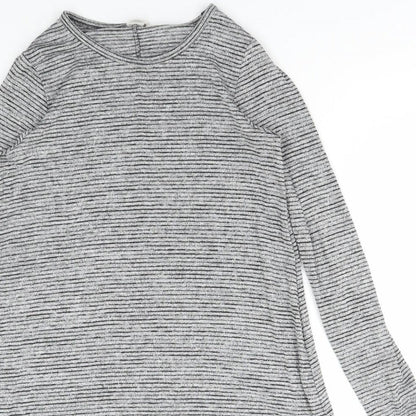 Gap Womens Grey Polyester A-Line Size M Round Neck Pullover