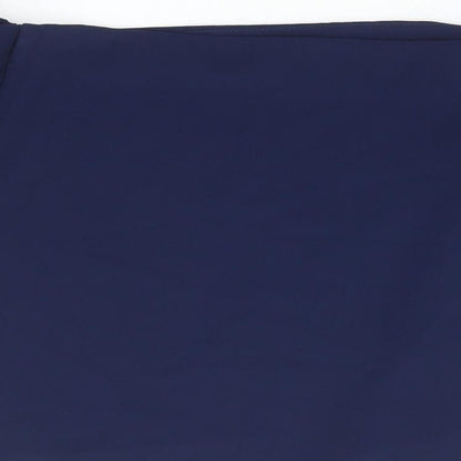 Womens UK Size 10 Topshop Blue Basic Blouse