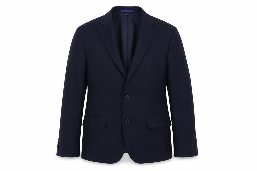 Marks and Spencer Mens Blue Polyester Jacket Suit Jacket Size 38