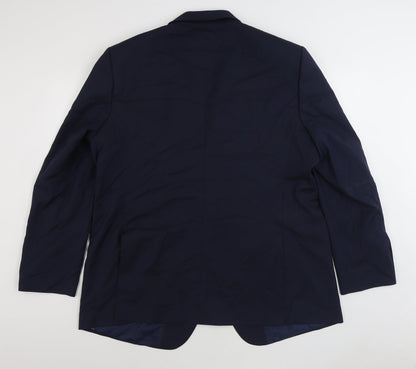 Mens UK Size 44 Marks and Spencer Regular Blue Suit Jacket