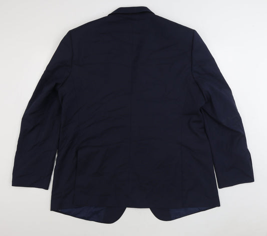 Mens UK Size 44 Marks and Spencer Regular Blue Suit Jacket