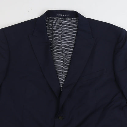 Mens UK Size 44 Marks and Spencer Regular Blue Suit Jacket