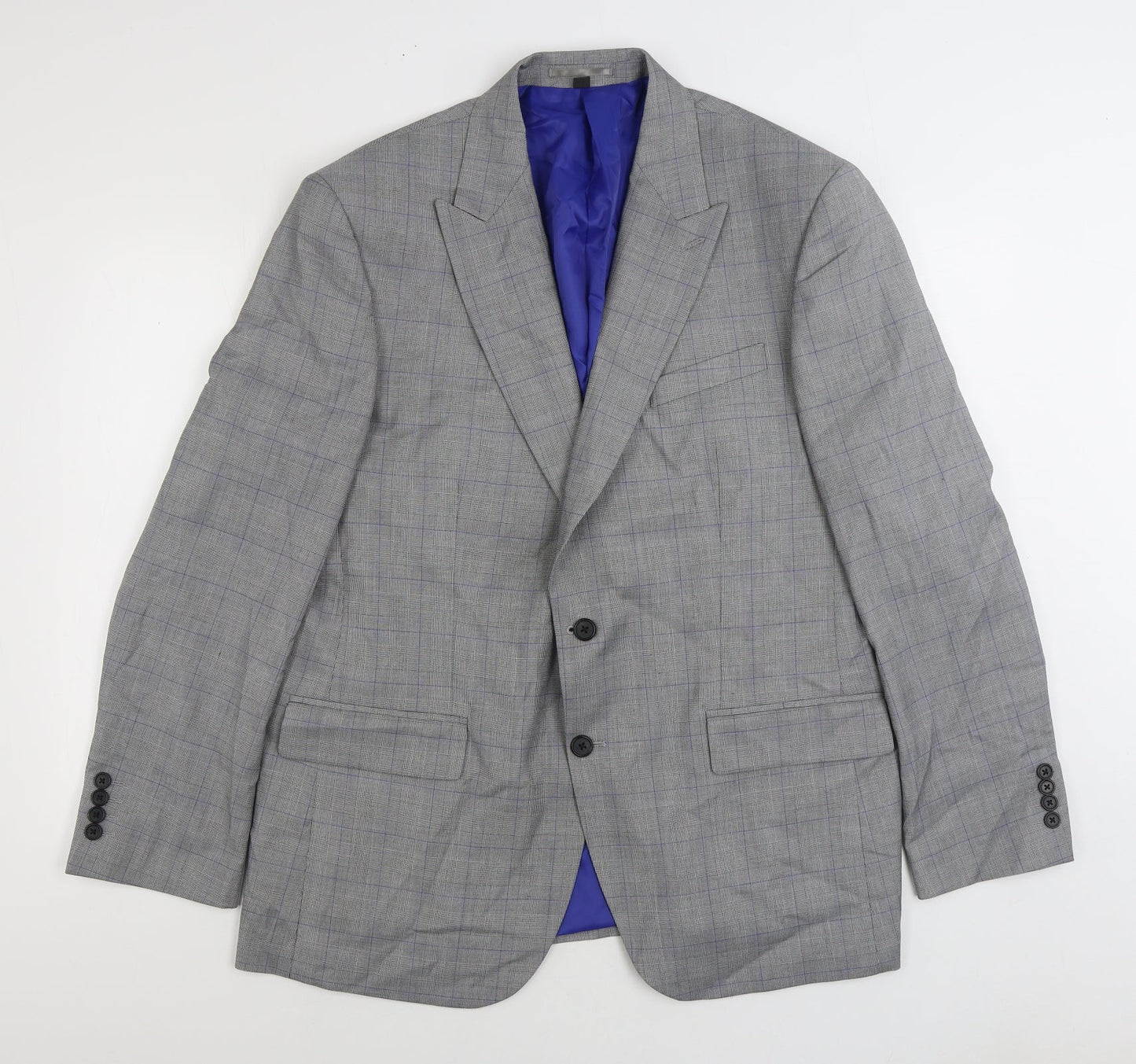 Mens UK Size 44 Marks and Spencer Regular Grey Suit Jacket
