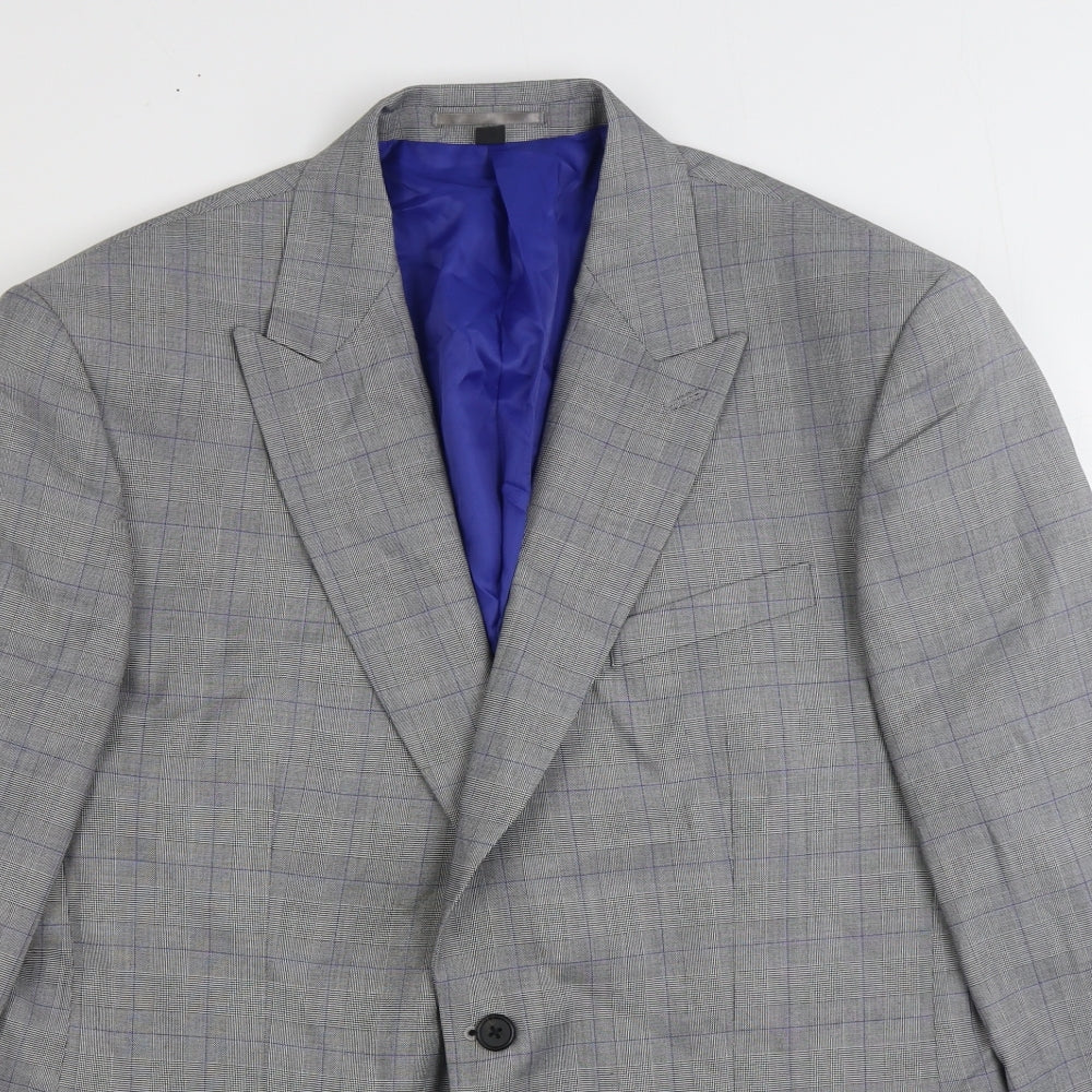 Mens UK Size 44 Marks and Spencer Regular Grey Suit Jacket