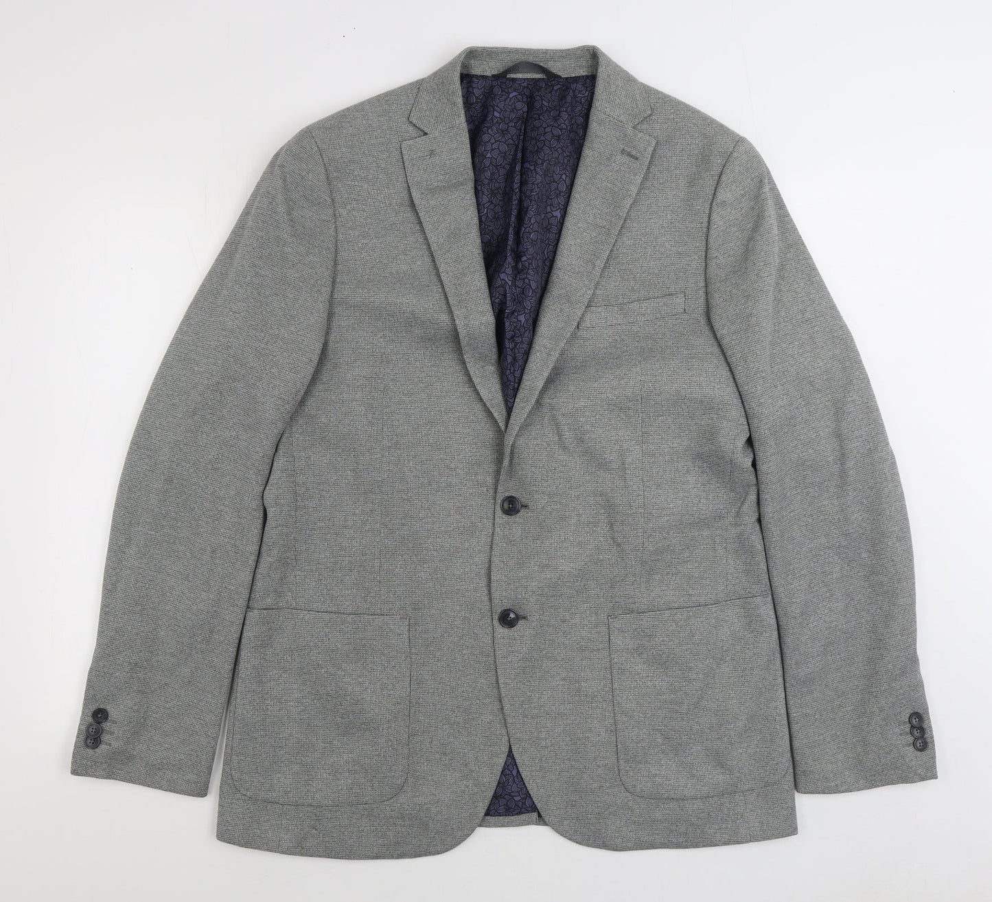 Mens UK Size 42 Marks and Spencer Regular Grey Suit Jacket