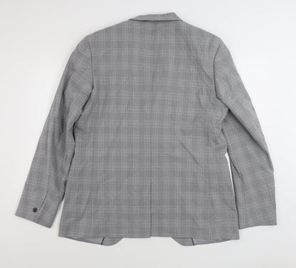 Mens UK Size 44 Marks and Spencer Regular Grey Suit Jacket