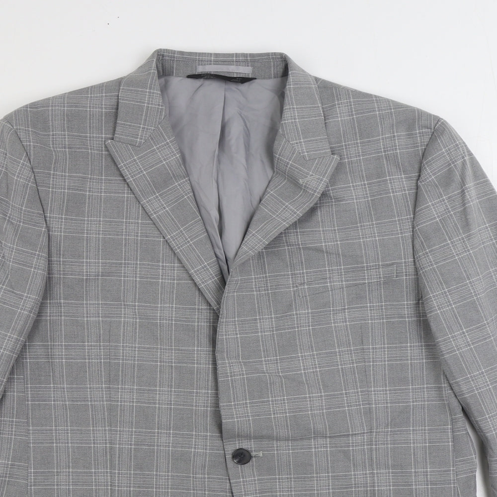Mens UK Size 44 Marks and Spencer Regular Grey Suit Jacket