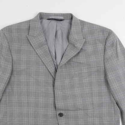 Mens UK Size 44 Marks and Spencer Regular Grey Suit Jacket