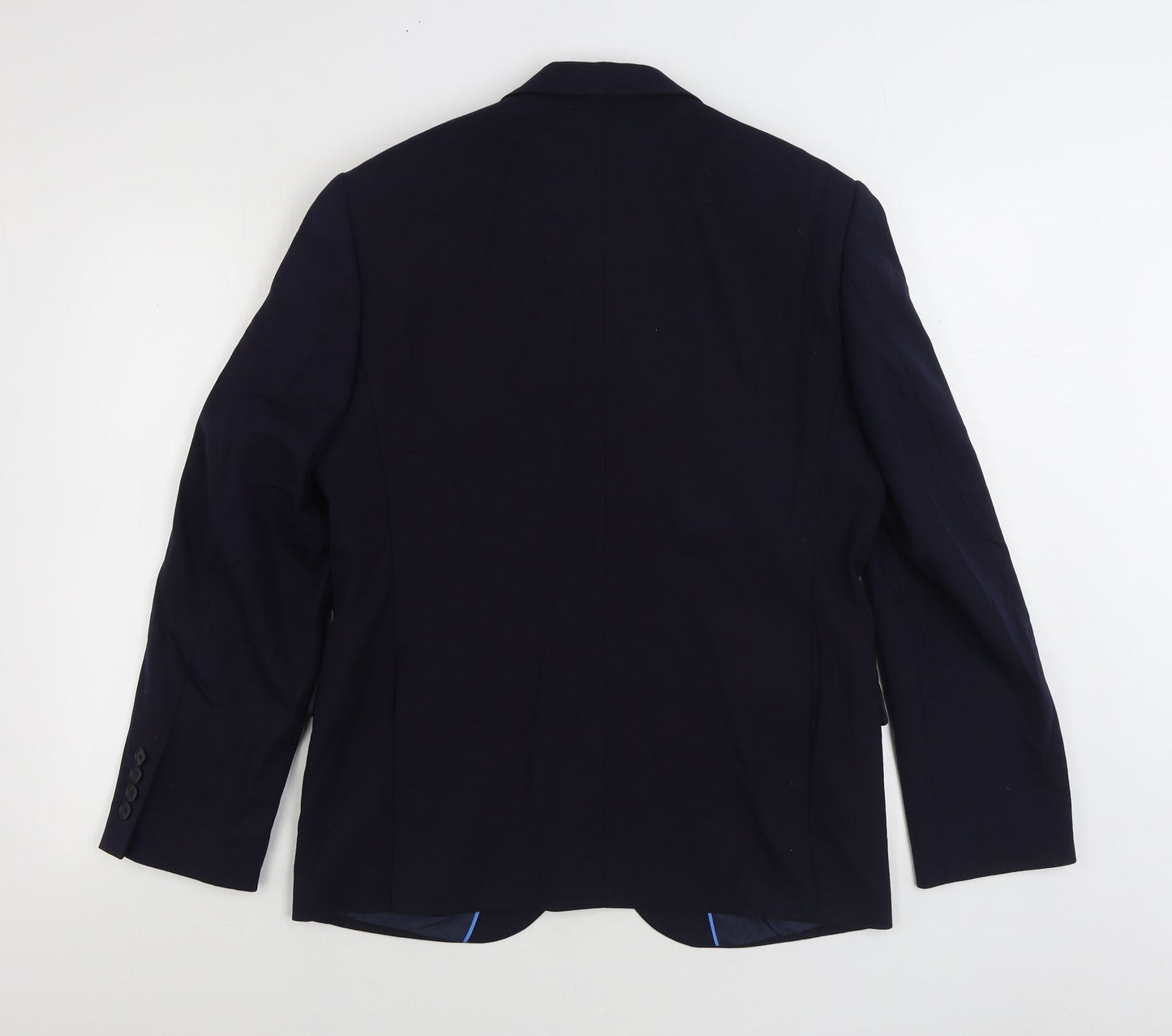 Mens UK Size 40 Marks and Spencer Regular Blue Suit Jacket