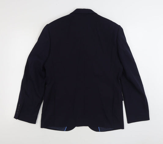 Mens UK Size 40 Marks and Spencer Regular Blue Suit Jacket