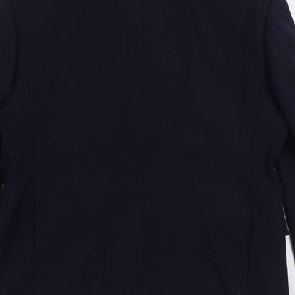 Mens UK Size 40 Marks and Spencer Regular Blue Suit Jacket