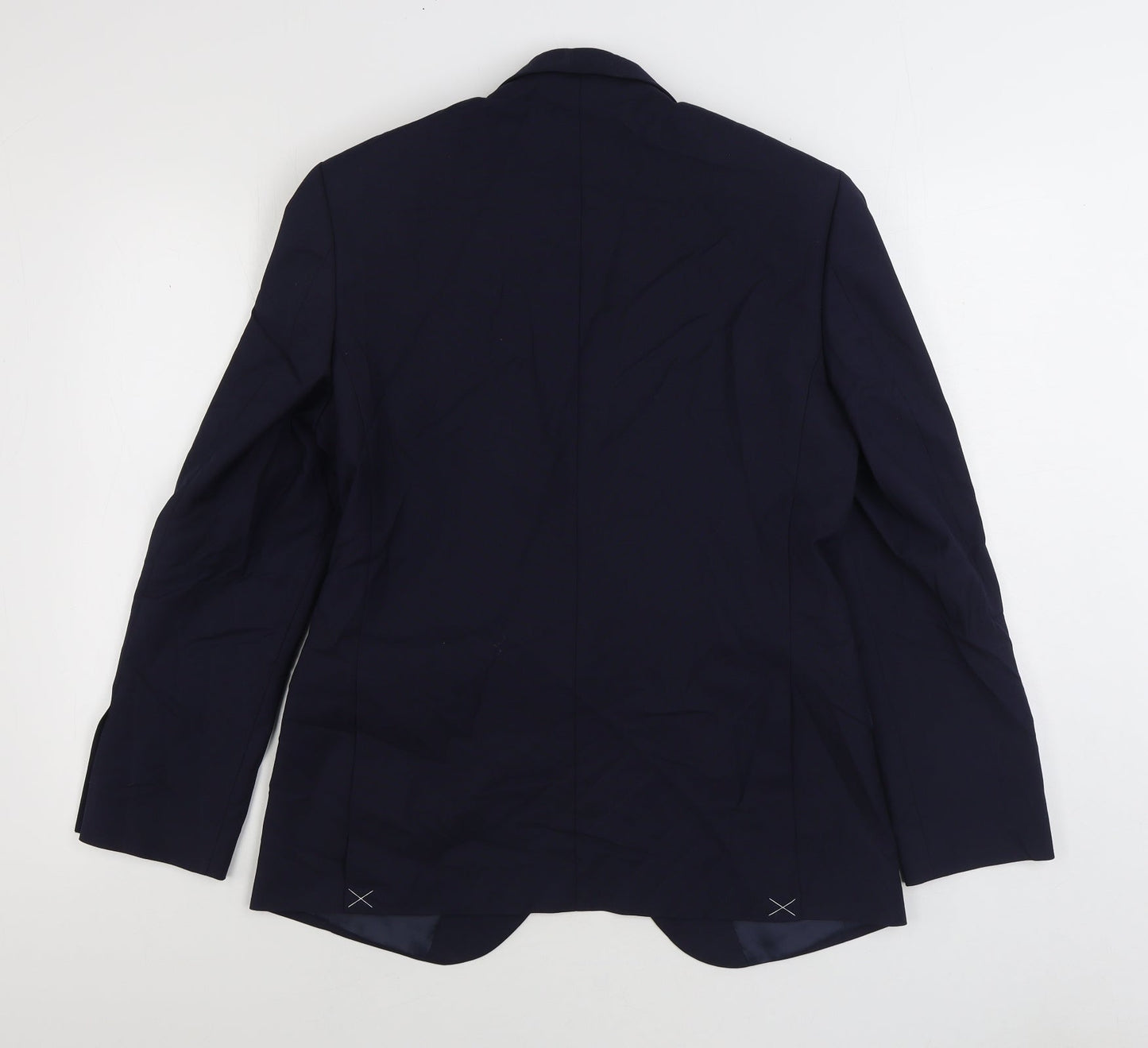 Mens UK Size 38 Marks and Spencer Regular Blue Suit Jacket
