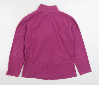 Avenue Womens Pink Jacket Size S Zip