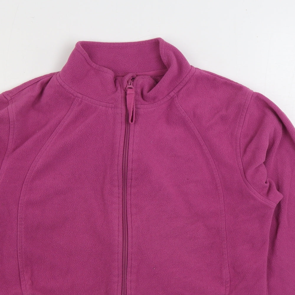Avenue Womens Pink Jacket Size S Zip