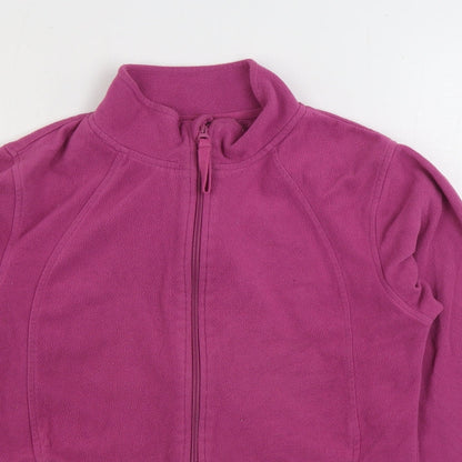 Avenue Womens Pink Jacket Size S Zip